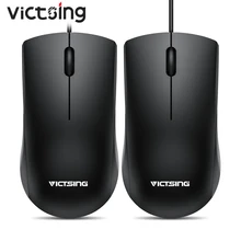 VicTsing PC156 проводная мышь оптическая USB эргономичная компьютерная мышь 1200 dpi Обе руки нормальные мыши для ноутбука Mac PC рабочего стола