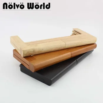 

3 colors 28X11cm Large size Solid Wood Frame for DIY Wooden 11 Inch Plus size Purse Frame Evening Bag Handle