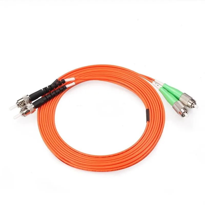 5PCS/lot FC/APC-ST/UPC fiber optic patch cord 1M 2M 3M 5M Duplex Multimode optical fibre jumper