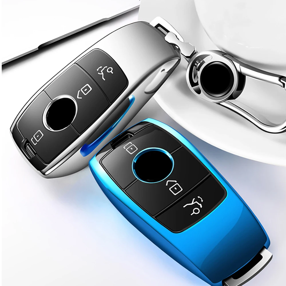 Чехол для ключей автомобиля 360 ° TPU Защитный чехол для ключей Mercedes Benz E класс W213 S класс аксессуары