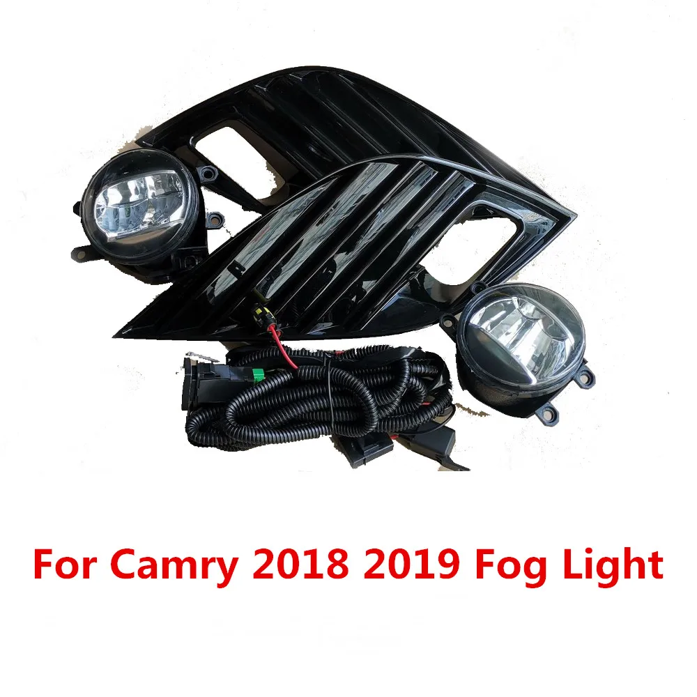 

For Camry 2018 2019 Fog Light Set Fog Lamp Modified Car Light Fog Lamp Assembly High Brightness 2PCS