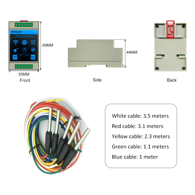 Other Security & Surveillance Tuya Smart Home Water Level Sensor WIFI Controller Leakage Flood