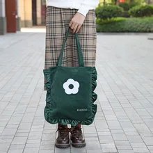 Бушующая овечка модная Заколка-цветок для девочек сумка с узором для девочек сумки Вельветовые женские сумки новая сумка через плечо сумка для покупок дизайнерская