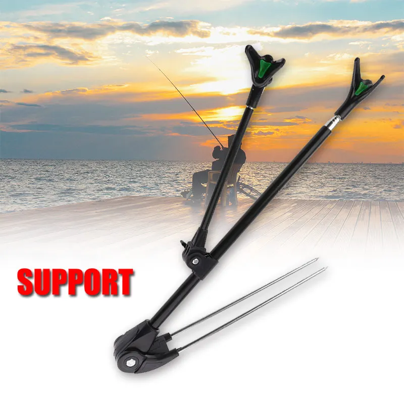 Нержавеющая сталь рыбалка стержень, стойка кронштейн держателя для удочки землю вставить Поддержка стойки и T8