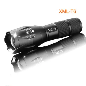 

LED Rechargeable Flashlight LM1000 XML T6 Torch Lanterna Flash Lights Zoomable Waterproof Outdoor Camping Portable Lighting