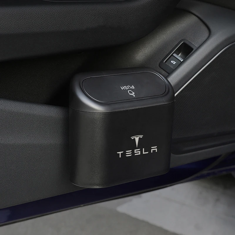 Автомобильный мусорный бак для Tesla Model 3 Y S X контейнер хранения ведро мусора