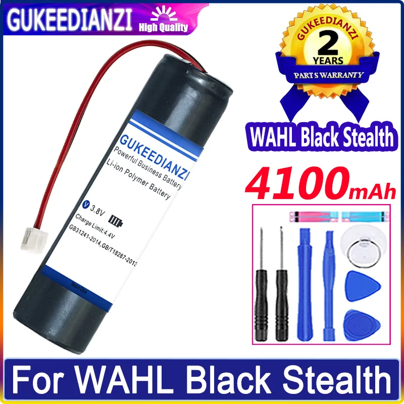 Аккумулятор GUKEEDIANZI Black Stealth 4100mAh для WAHL Chrome Wireless Magic Clip Senior Стерлинговое 4 Batteria |
