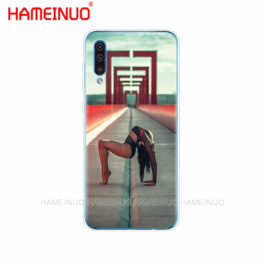 Силиконовый чехол для телефона samsung Galaxy S10 E PLUS A10 A20 A30 A40 A50 A70 A10E A20E M20 coque бампер гимнастический силуэт - Цвет: 62234