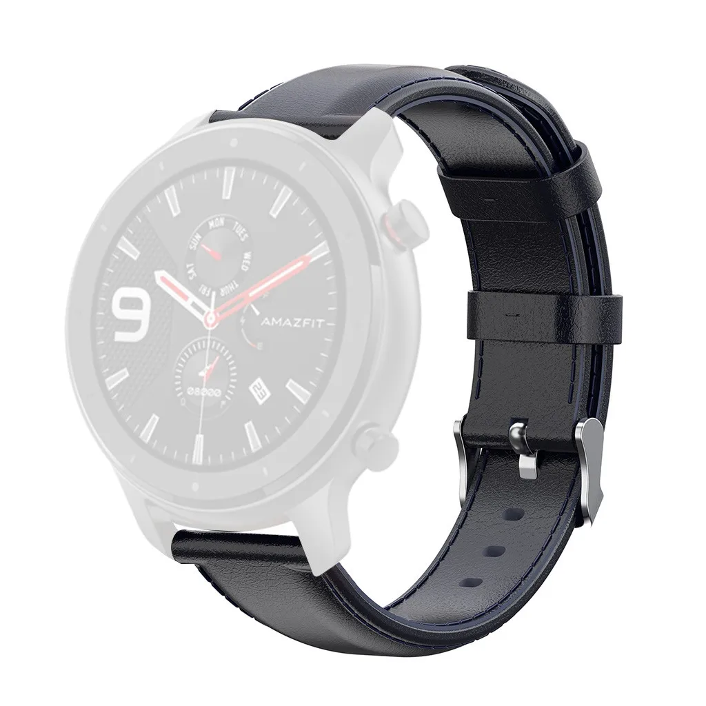 Ouhaobin ремешки для AMAZFIT GTR Смарт часы 42 мм кожаный ремешок для часов Ремешок