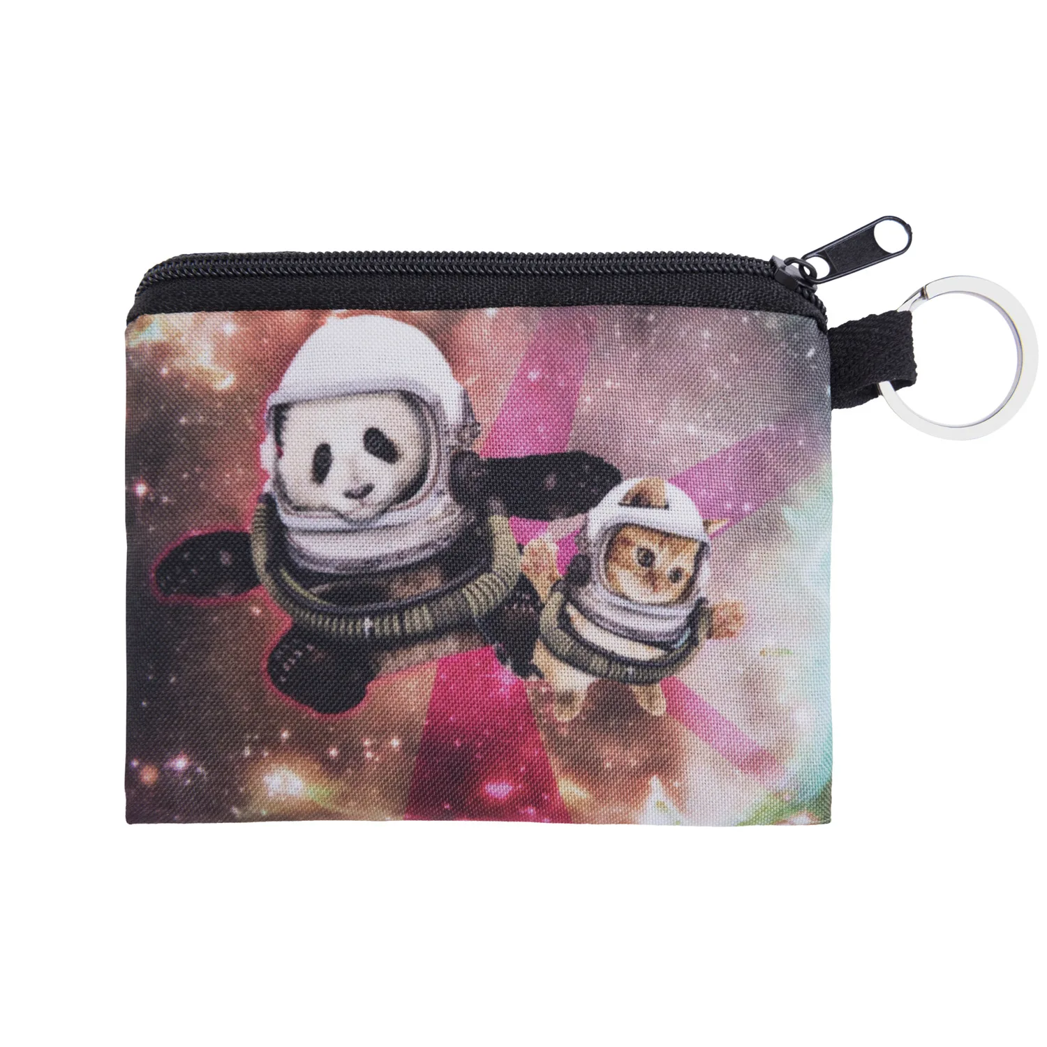 

Zohra New Style 3D Digital Printed PANDA Purse Key Card Holder Coin Bag Wallet