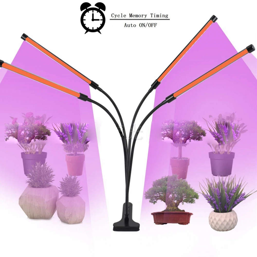 USB Powered LED Grow Light COB Full Spectrum Timing Dimmer Phyto Lamp for Seedling Indoor Vegetable Flower Plant Tenx Fitolampy