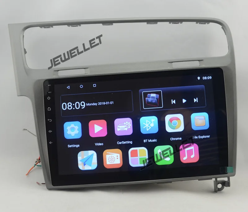 

10.1" Octa core 2.5D IPS screen Android 8.1 Car GPS radio Navigation for VW Golf 7 2014-2016 with 4G/Wifi, DVR OBD 1080P