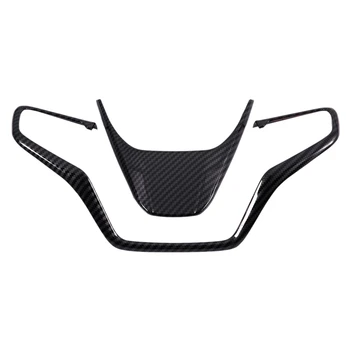 

for 10Th Gen Civic ABS Carbon Fiber Style Steering Wheel Trims Interior Decaration Sticker for 2016 2017 2018 2019 2020 Honda Ci