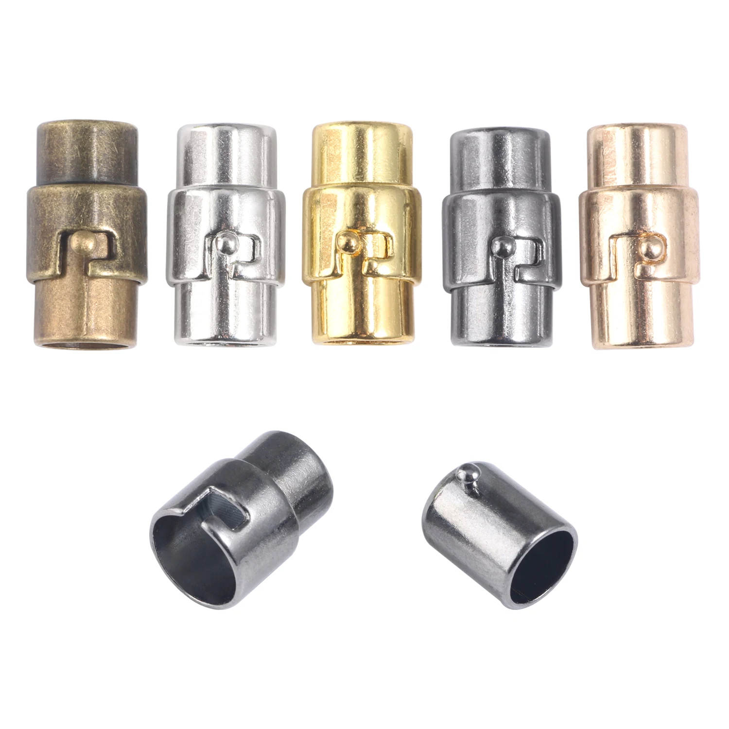 5sets Safety Bail Magnetic Clasp For 2mm 3mm 4mm 5mm 6mm