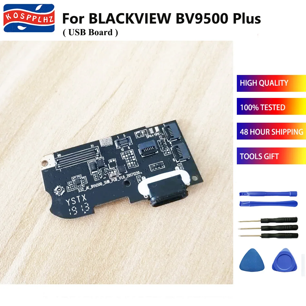 Для Blackview BV9500 Plus USB штекер зарядная плата гибкий зарядка кабелей модуль док-разъем