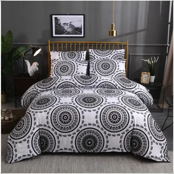 

Bohemia Bedding Set Geometric Duvet Cover Sets Bed Linens Quilt Covers Single Double Queen King Size BedClothes (No Bed Sheet)