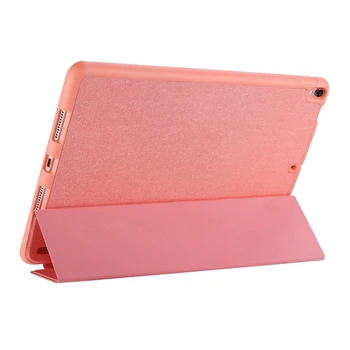 

for Apple iPad Air3 10.5 Inch Tablet PC Case with Contact Pen Anti-Lost Card Slot Design PU Protective Case