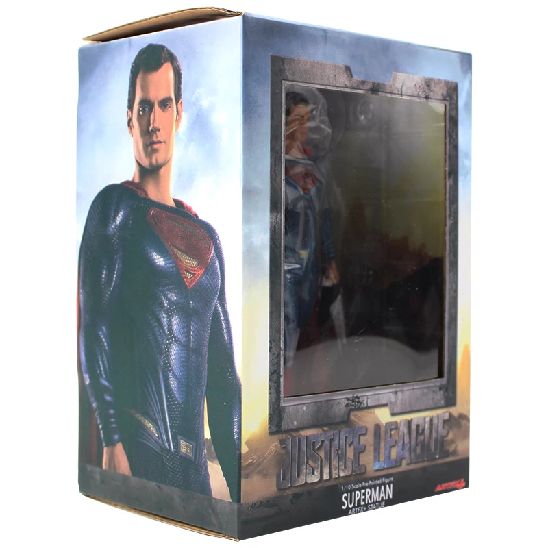 ARTFX Justice League фигурка Бэтмен Супермен Чудо-Женщина вспышка Aquaman Trident Cyborg модель игрушки