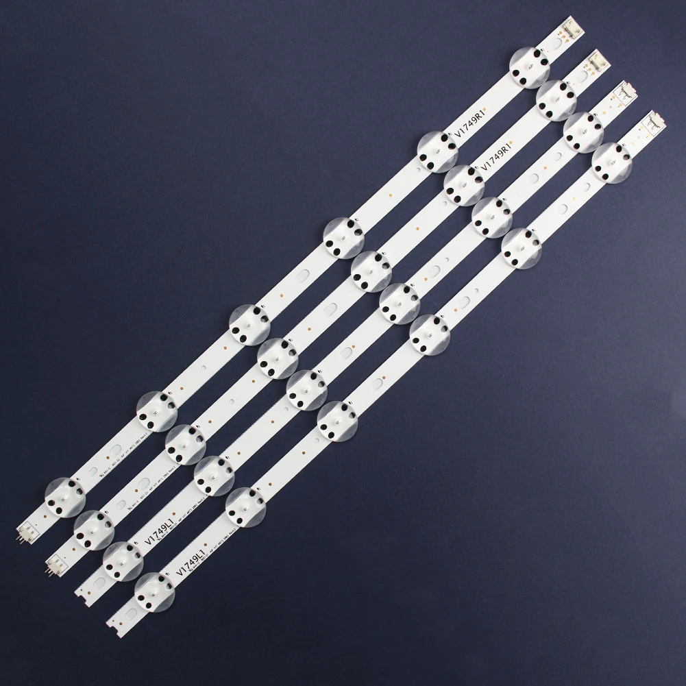 TKDMR 뺸 ŰƮ 4  tira CONDUZIDA Para LG 49UV340C 49UJ6565 49UJ670V V17 49 R1 L1 ART3 2862 2863 6916L-2862A 6916L-2863A