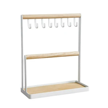 

Creative Desktop Mobile Phone Stand Jewelry Display Stand Two-Layer Jewelry Stand