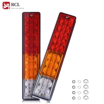 

RCL 20 LED Trailer Tail Lights Bar Waterproof, DC12V Tur n Signal and Parking Reverse Brake Running Lamp for Car Truck(2 Pack)