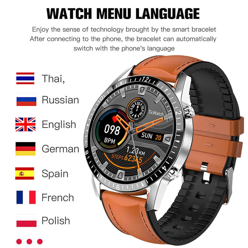 LIGE Smart Watch Phone Full Touch Screen Sport