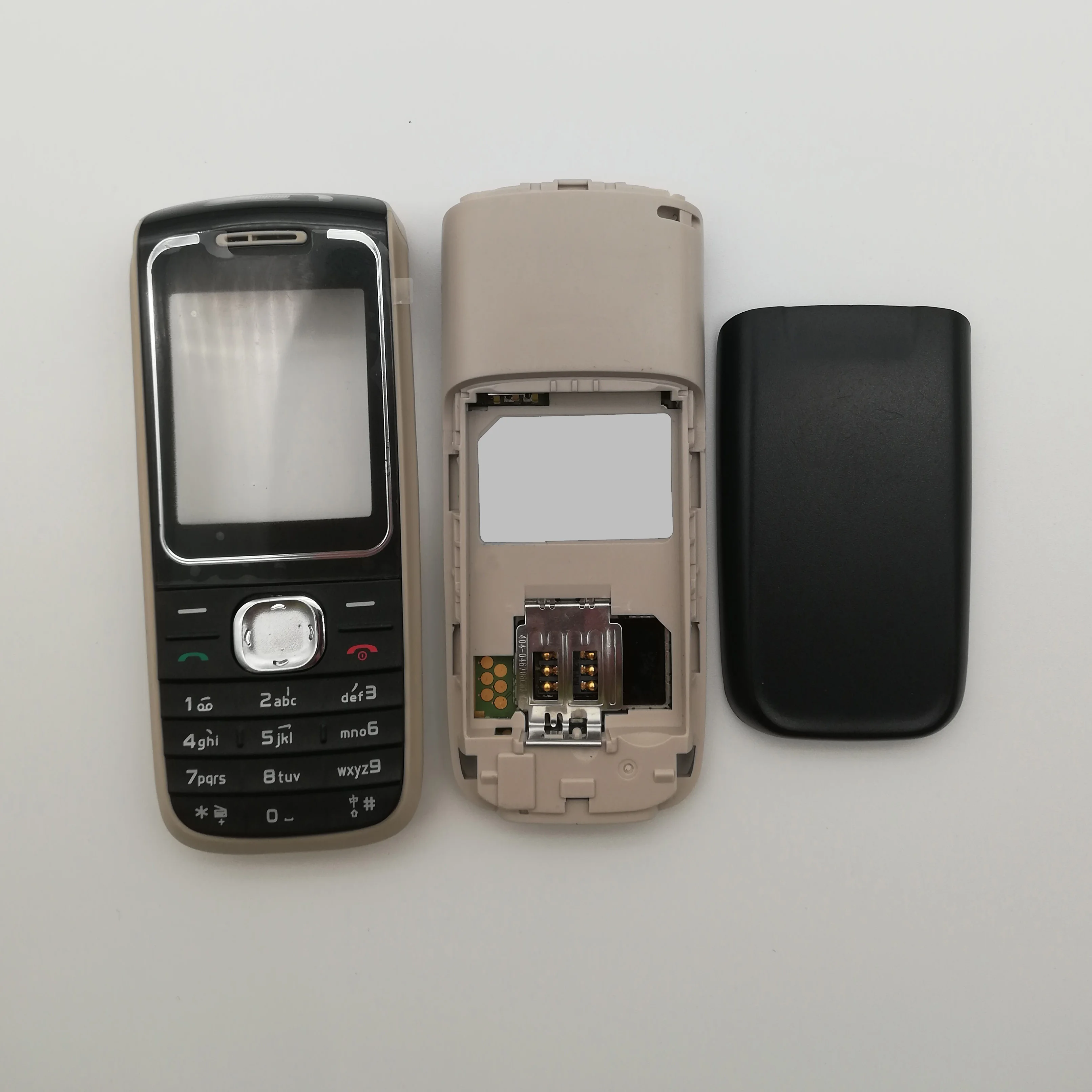 Чехол для Nokia 1650, передняя рамка+ средняя крышка+ английские/русские клавиатуры+ чехол для аккумулятора, Новинка