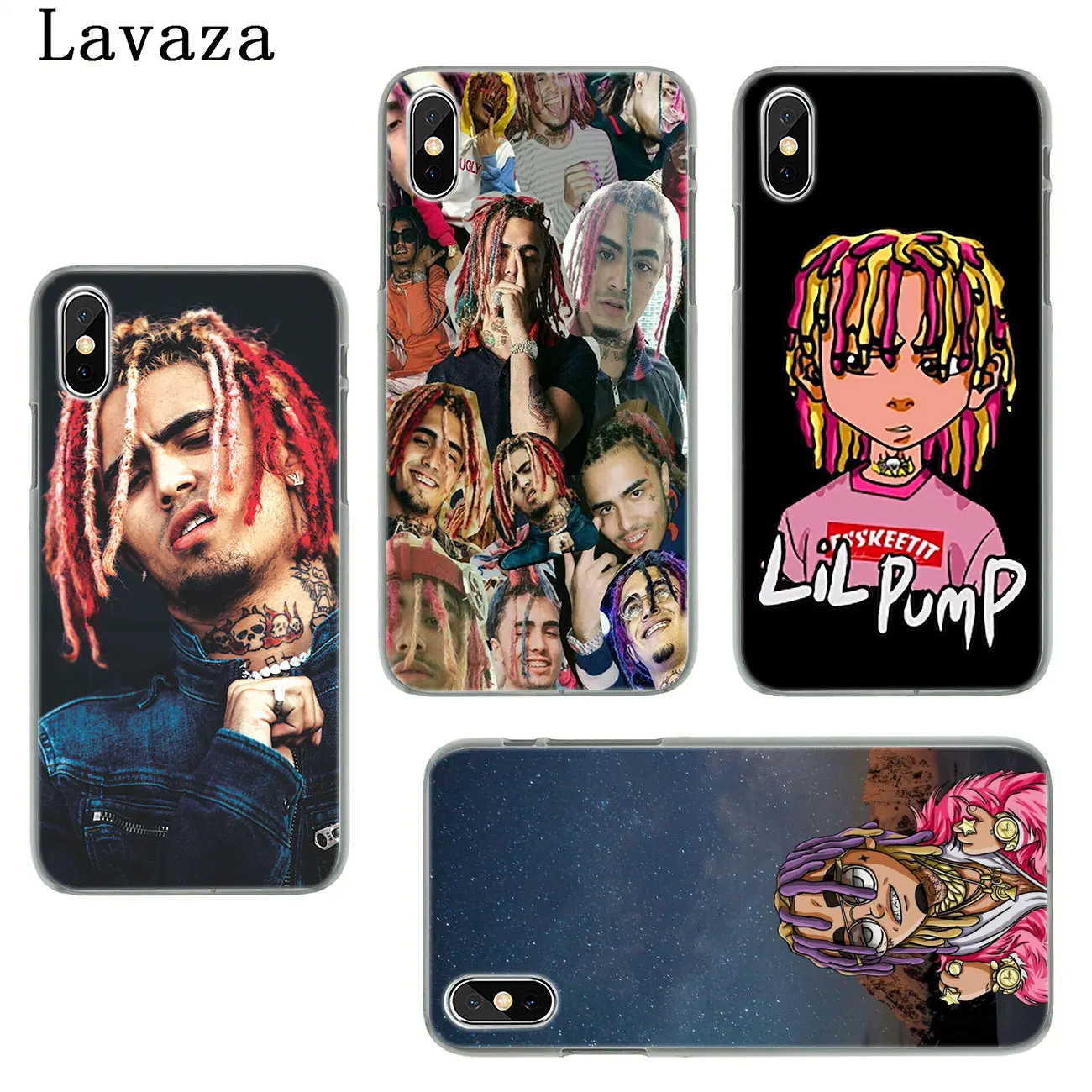 Lavaza Lil Pump Hard Phone Case for iPhone XR X XS 11 Pro Max 10 7 8 6 6S 5 5S SE 4S 4 Cover