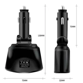 

Lighter Car charger Socket Splitter Plug Adapter USBQC Car High Quality