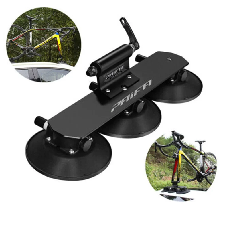 Eu Stock Bicycle Carrier Bike Car Racks Suction Cups Rooftop Sturdy