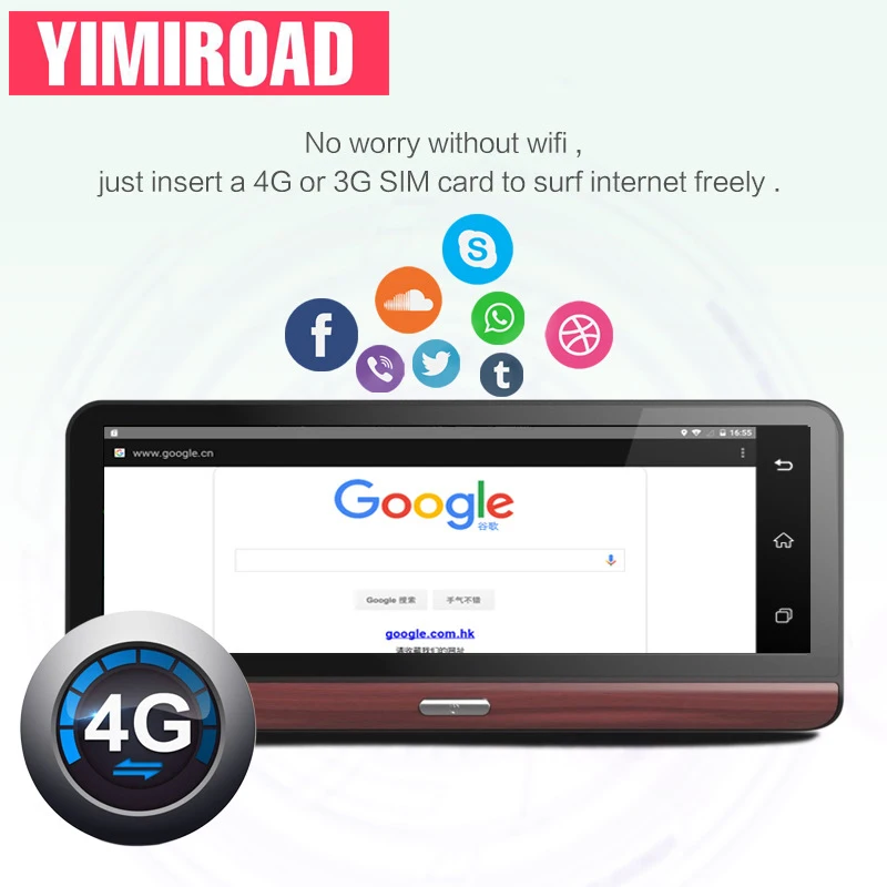 YIMIROAD H3 зеркало заднего вида монитор парковки 4G камера заднего вида Автомобильный видеорегистратор ADAS gps навигатор Авто рекордер Full HD 1080P видеорегистратор