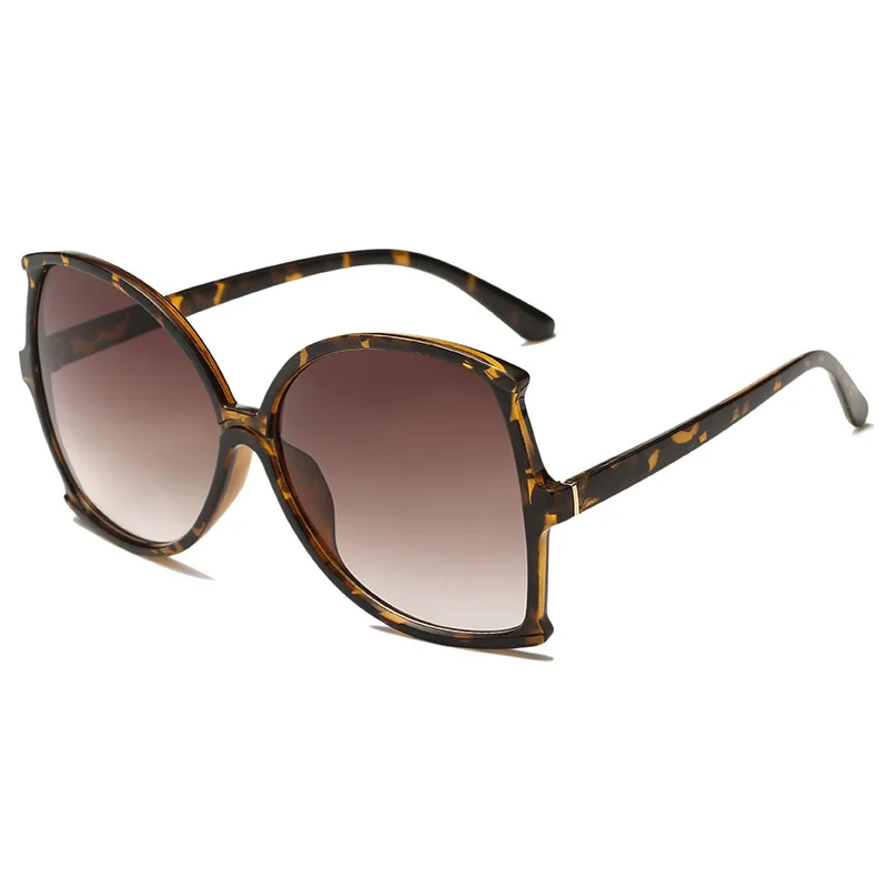 

2020 Big Frame Fishtail Sunglasses Women Gradient Ladies Sunglases occhiali da sole Fending Sun Glasses Sexy Female