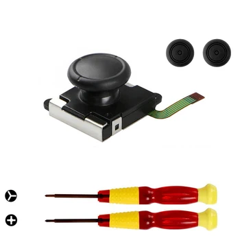 

For Nintend Switch 3D Replacement Joystick Analog Thumb Stick for NS Switch Joy-Con Controller Tri-Wing Cross Screwdriver Tool