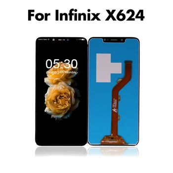 

10pcs/lot New Black/White Digitizer for Infinix Hot 7 x624 LCD Display Touch Screen Panel Sensor Assembly Free Shipping DHL EMS