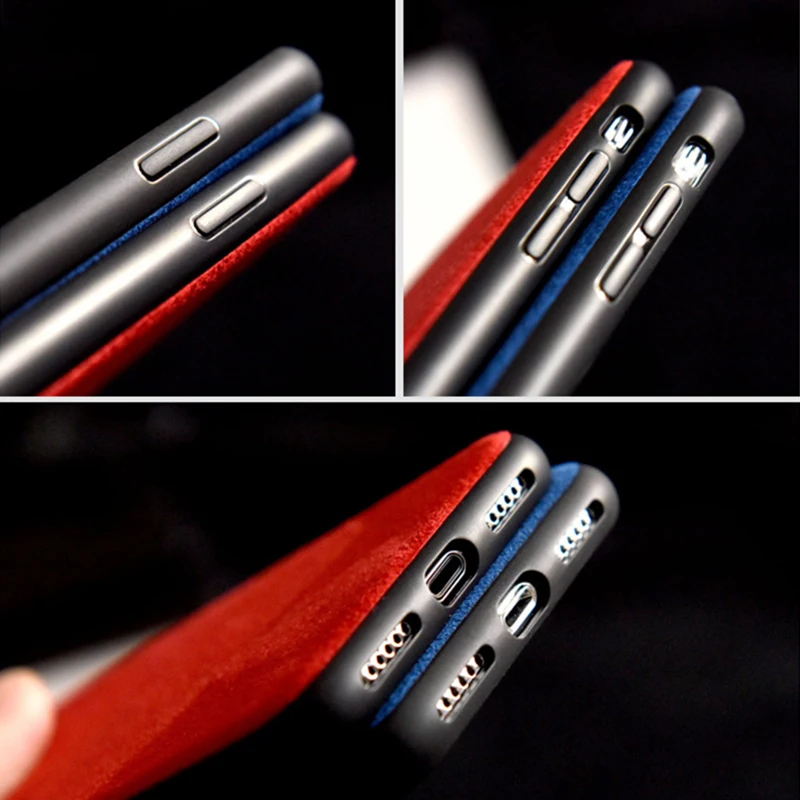 Чехол для телефона для Xiao mi Red mi Note 7 8 Pro 7A для mi 9 lite SE 9T A3 Y3 Pocophone F1 замшевый кожаный чехол для K20 Pro Мягкий ТПУ чехол