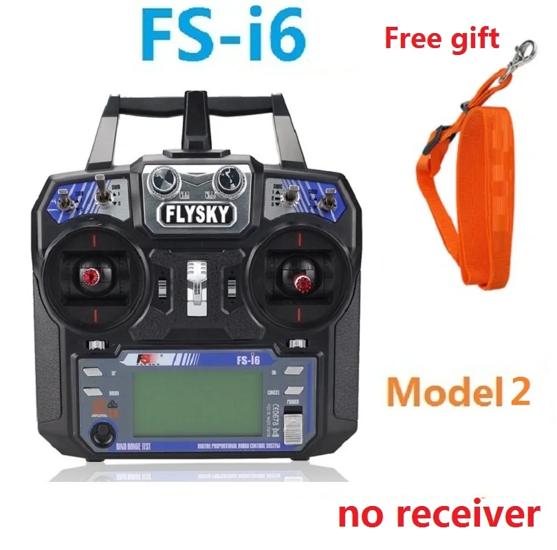 Flysky FS-i6 FS I6 2,4G 6CH AFHDS RC передатчик контроллер с FS-iA6 FS-iA6B приемником для радиоуправляемого вертолета самолета квадрокоптера - Цвет: FS-I6 no receiver