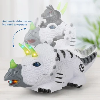 

Cute Remote Control Dinosaur Toy Electronic Walking Dinosaur, Battery Powered Robotic Toy For Kids Boys Girls Birthday Gift E o