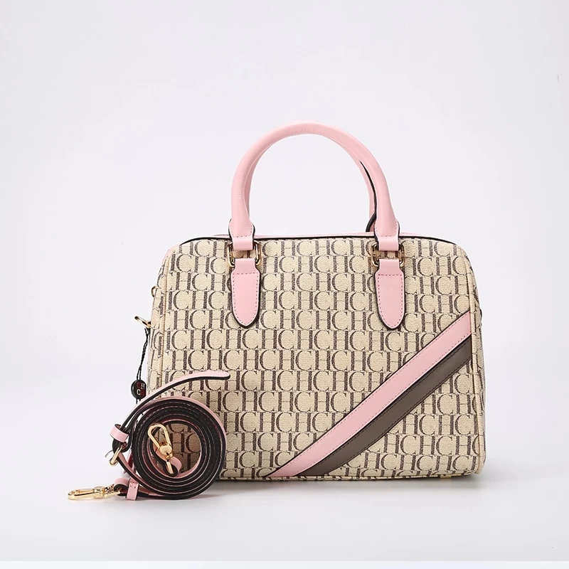 CHCH 2021 New Classic Women's Luxury Designer Fashion Large Capacity Boston Handbags Shoulder