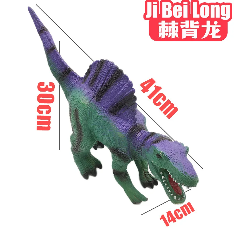 Модель мягкая Silcone динозавр игрушка Дети T-Rex кукла звук делая большой размер пластиковая модель животного