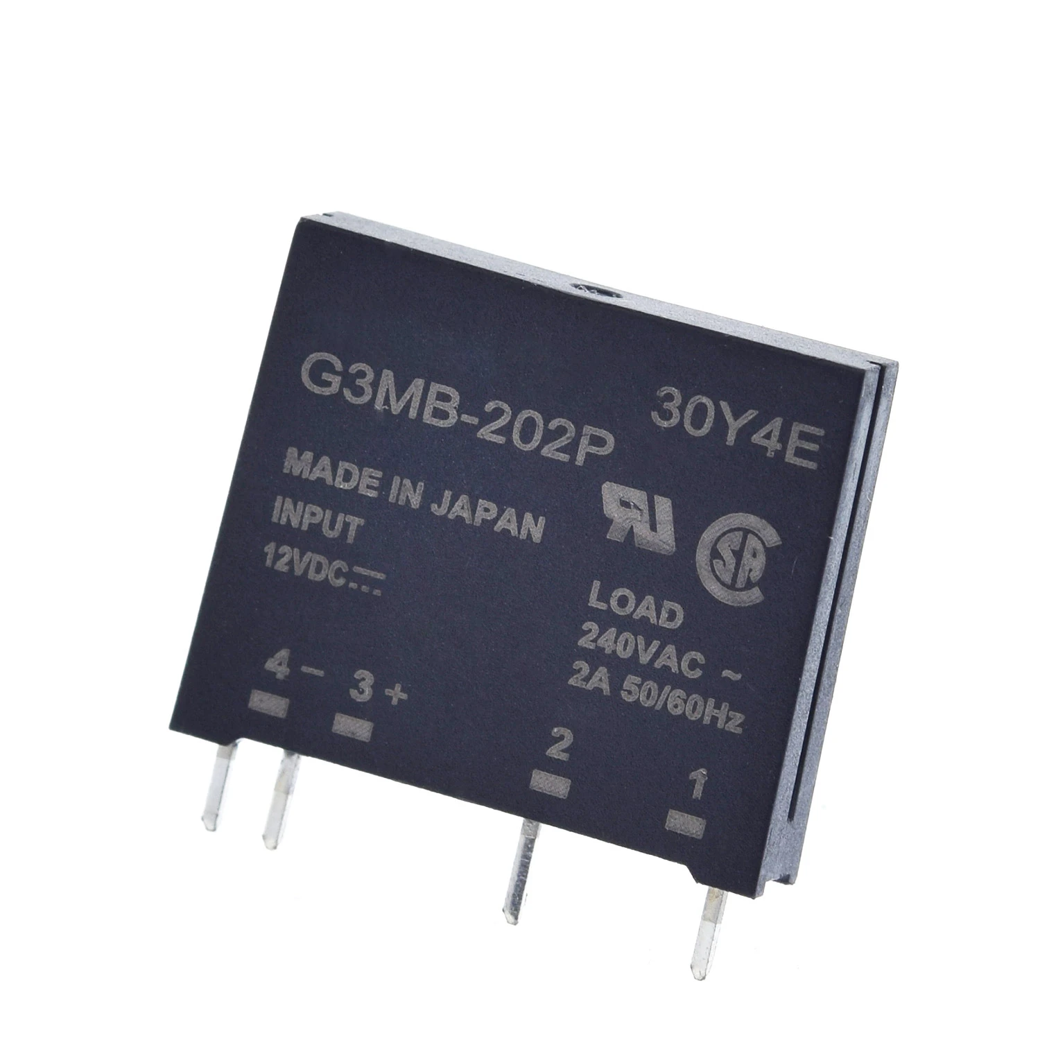 Solid State Relay G3MB-202P DC-AC PCB SSR In 5V 12V 24VDC Out 240V AC 2A