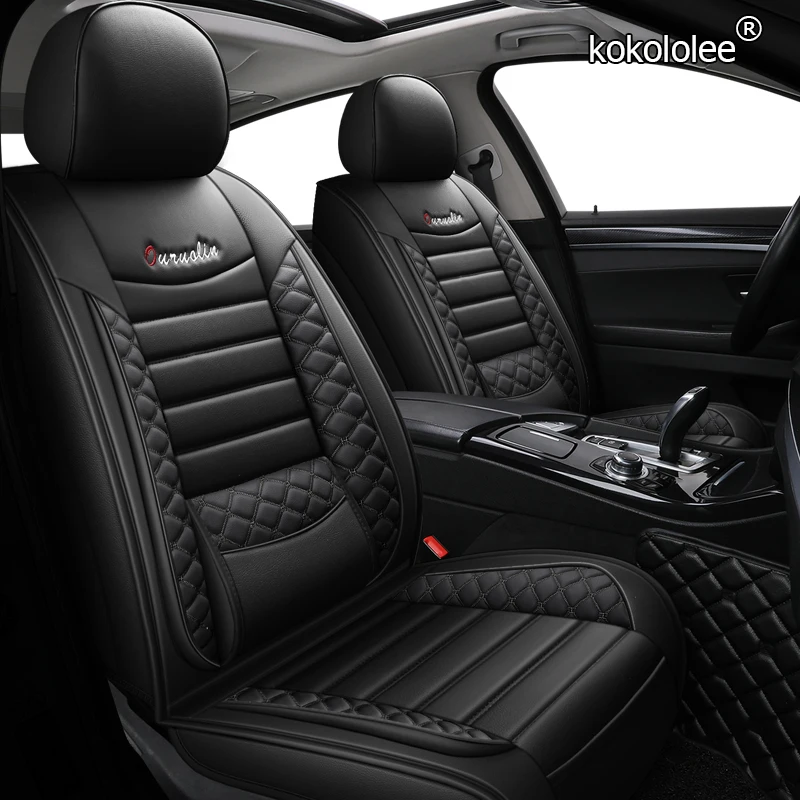 kokololee leather car seat covers for volkswagen all models vw polo passat b6 b7 b8 golf 5 6 7 touran touareg tiguan car seats