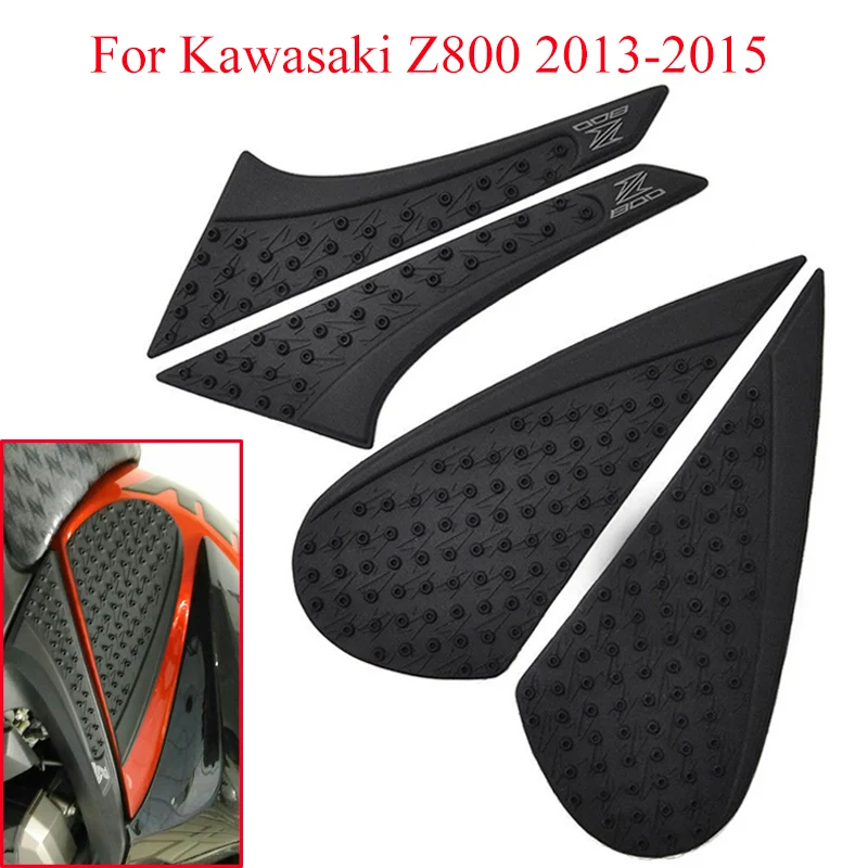 

Z800 Motorcycle Fuel GasTank Pad Scooter Decal Stickers Anti Slip Side Knee Grip Protector Pads For Kawasaki Z800 2013 2014 2015