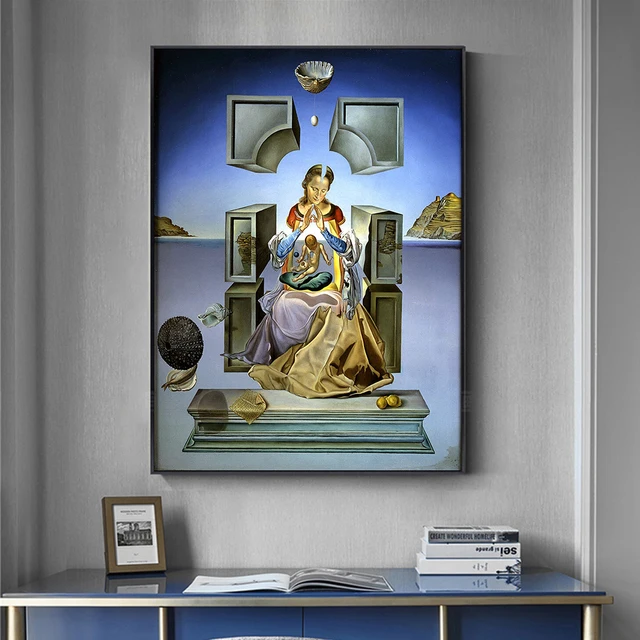 The Madonna of Port Ligate by Salvador Dali Painting printed on canvas 3