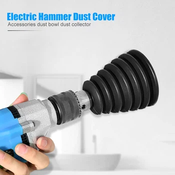 

Rotary Rubber Power Impact Drill Electric Hammer Drill Dustproof Cover Drill Dust Collector Rubber Hammer Drill Power Tool