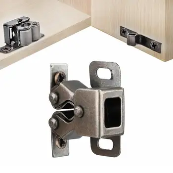 

5/10pcs Vintage Double Roller Catch Cabinet Door Clip Cupboard Cabinet Door Closet Latch Hardware Tool