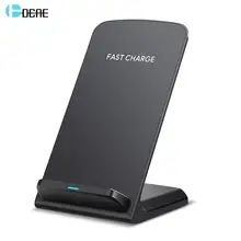 DCAE 10W Fast Wireless Charger For Samsung S10 S9 S8 Note 10 9 USB Qi Charging Stand Dock Station for iPhone XS Max XR X 8 Plus
