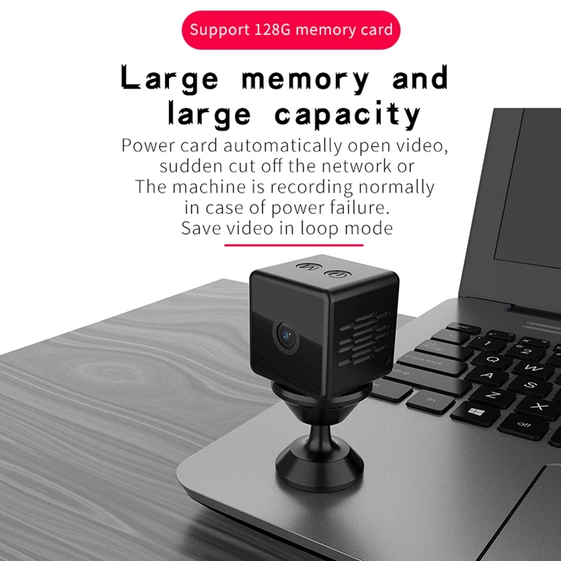 Мини WiFi камера 1080P HD Беспроводная IP P2P камера обнаружения движения ночного видения домашний монитор безопасности видеокамеры