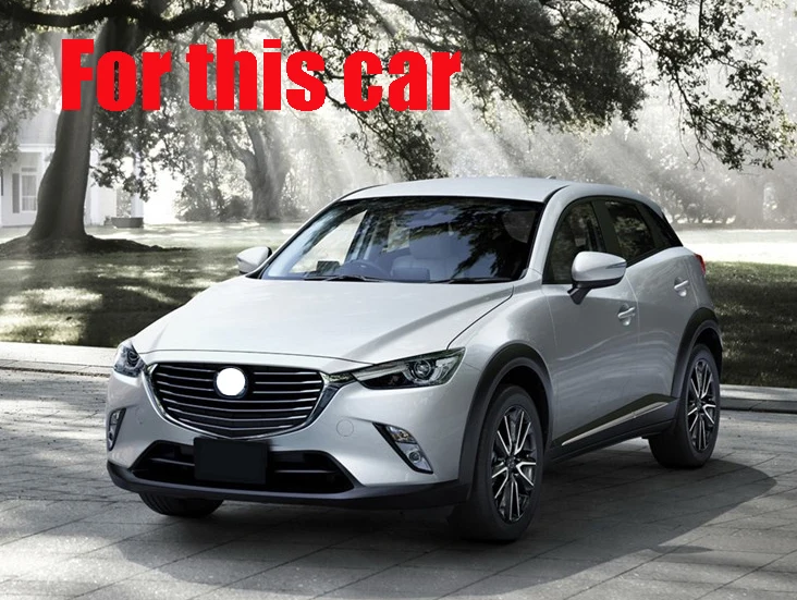 Защита заднего бампера из нержавеющей стали, внешняя Накладка на порог багажника, декоративная накладка на педаль для Mazda CX-3