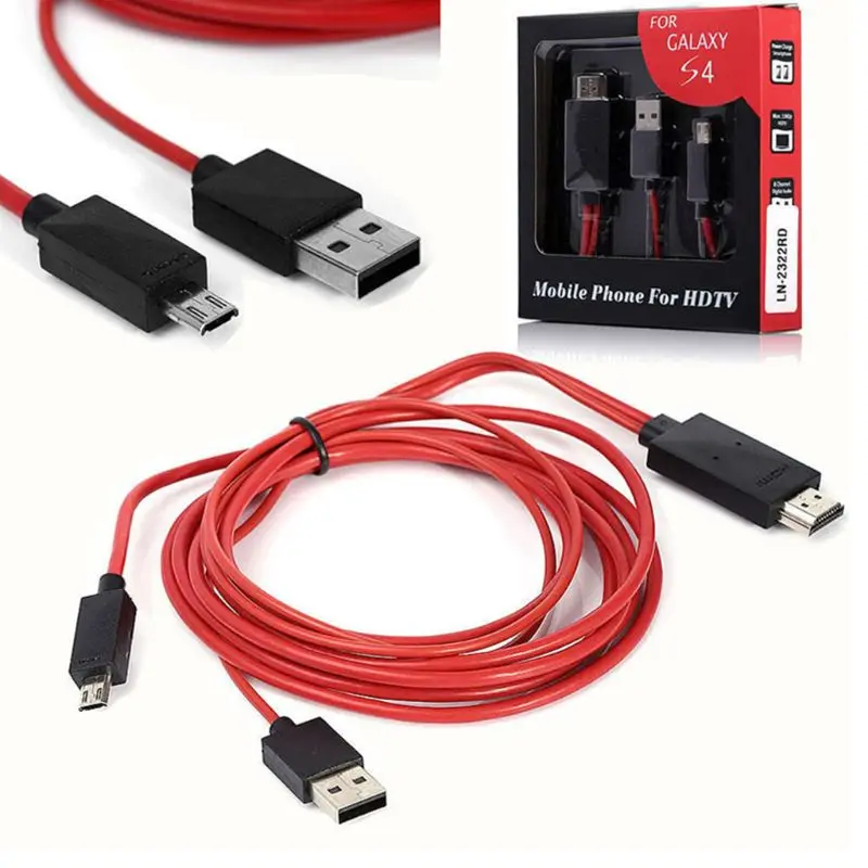 11Pin Micro USB к HDMI 1080P HD ТВ кабель адаптер конвертер для Android samsung A5YA