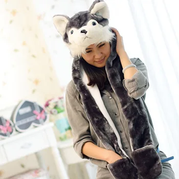 

Toddler Hats 16 Animals Baby Beanies Children Accessories Newborn Baby Bonnet Huskies Rabbit Panda Frog Bear Cow Bonnet Child